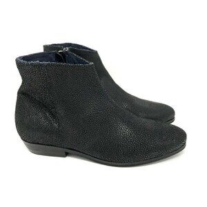 Coque Terra Womens Ankle Boots Black Snakeskin 7